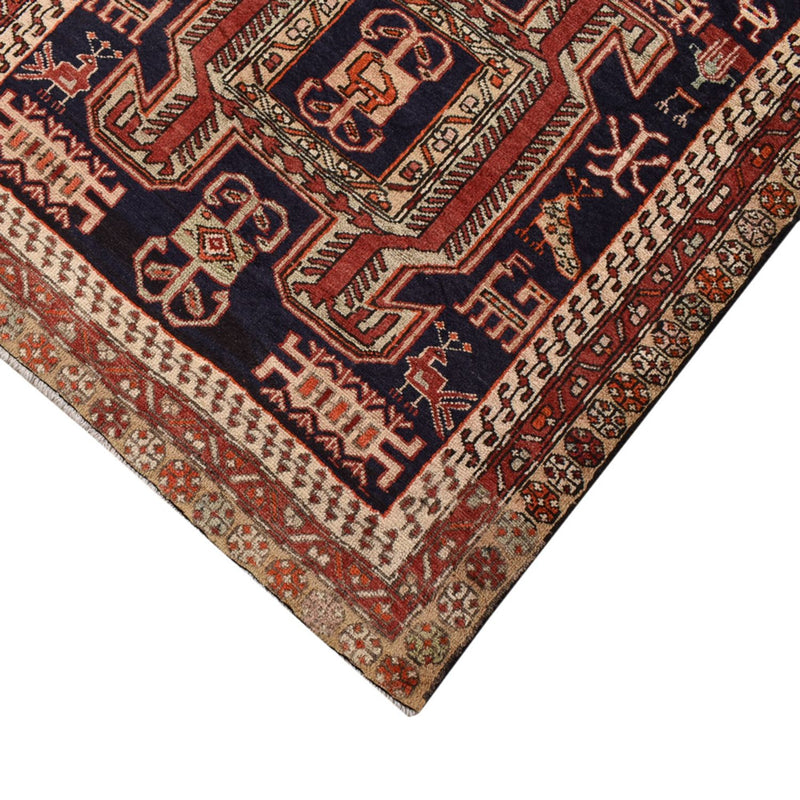Løper Persisk teppe - Nomadisk - 325 x 100 cm - lys rød