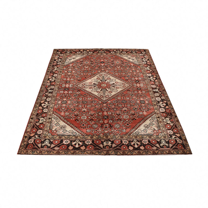 Persisk teppe - Nomadisk - 218 x 154 cm - lys rød