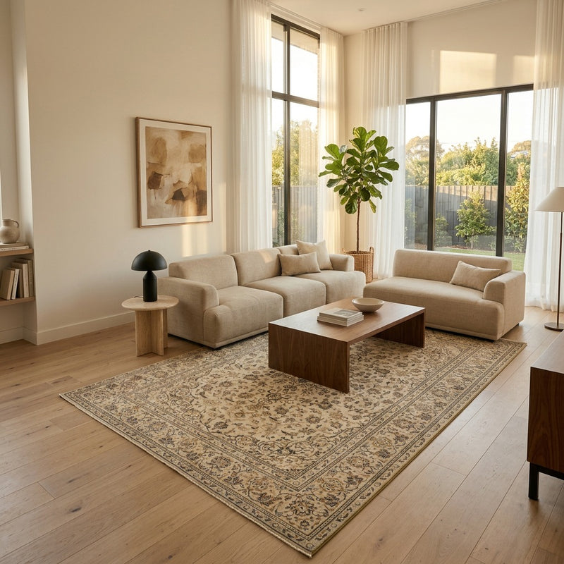 Kashan Teppe 285x185cm - Persisk teppe