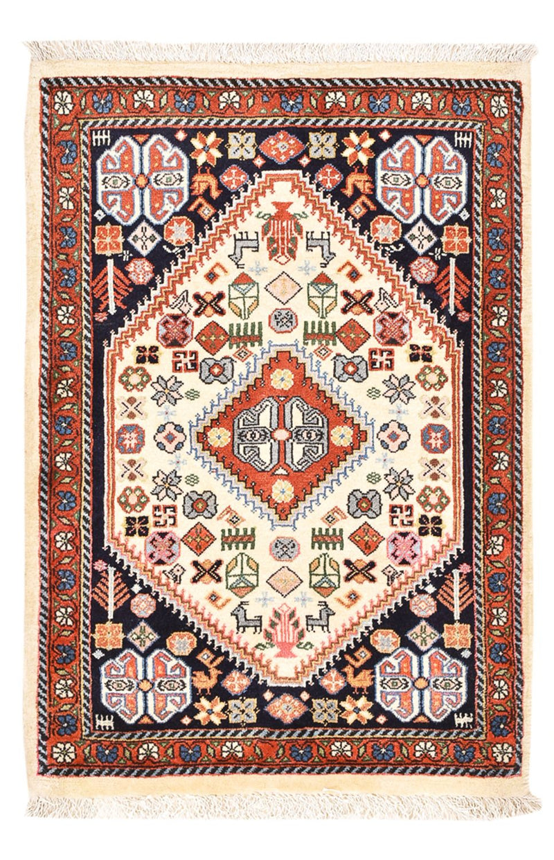 Gabbeh teppe - Kashkuli persisk teppe - 90 x 60 cm - flerfarget