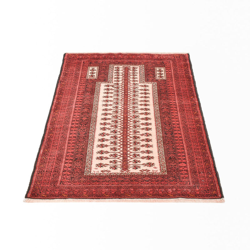 Balutsj-teppe - 143 x 102 cm - rød