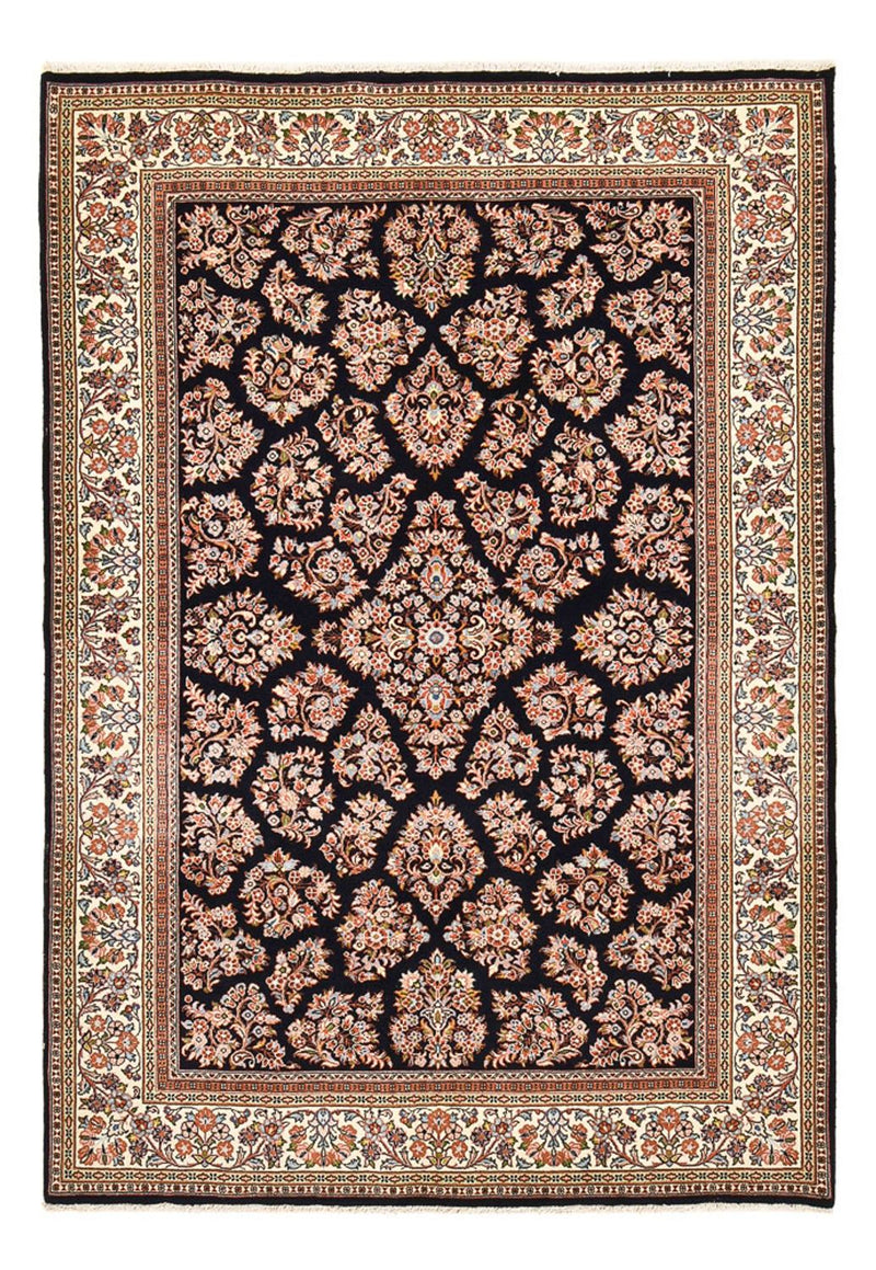 Persisk teppe - klassisk - 244 x 174 cm - mørkeblå
