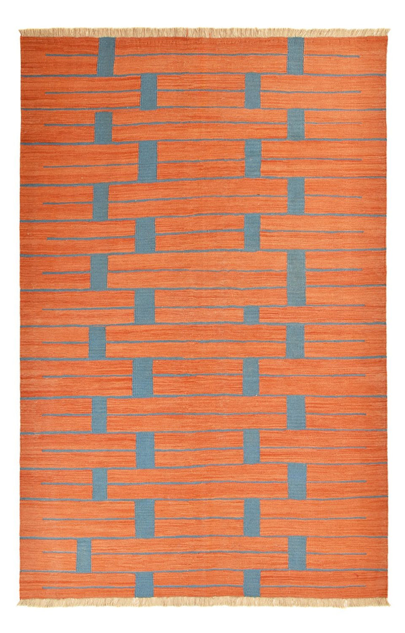 Moderne kilim Teppe 192x293cm - Ullteppe