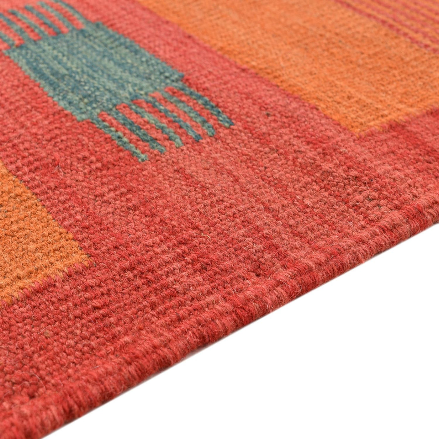 Moderne kilim Teppe 203x155cm - Ullteppe