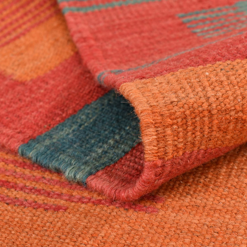 Moderne kilim Teppe 155x201cm - Ullteppe