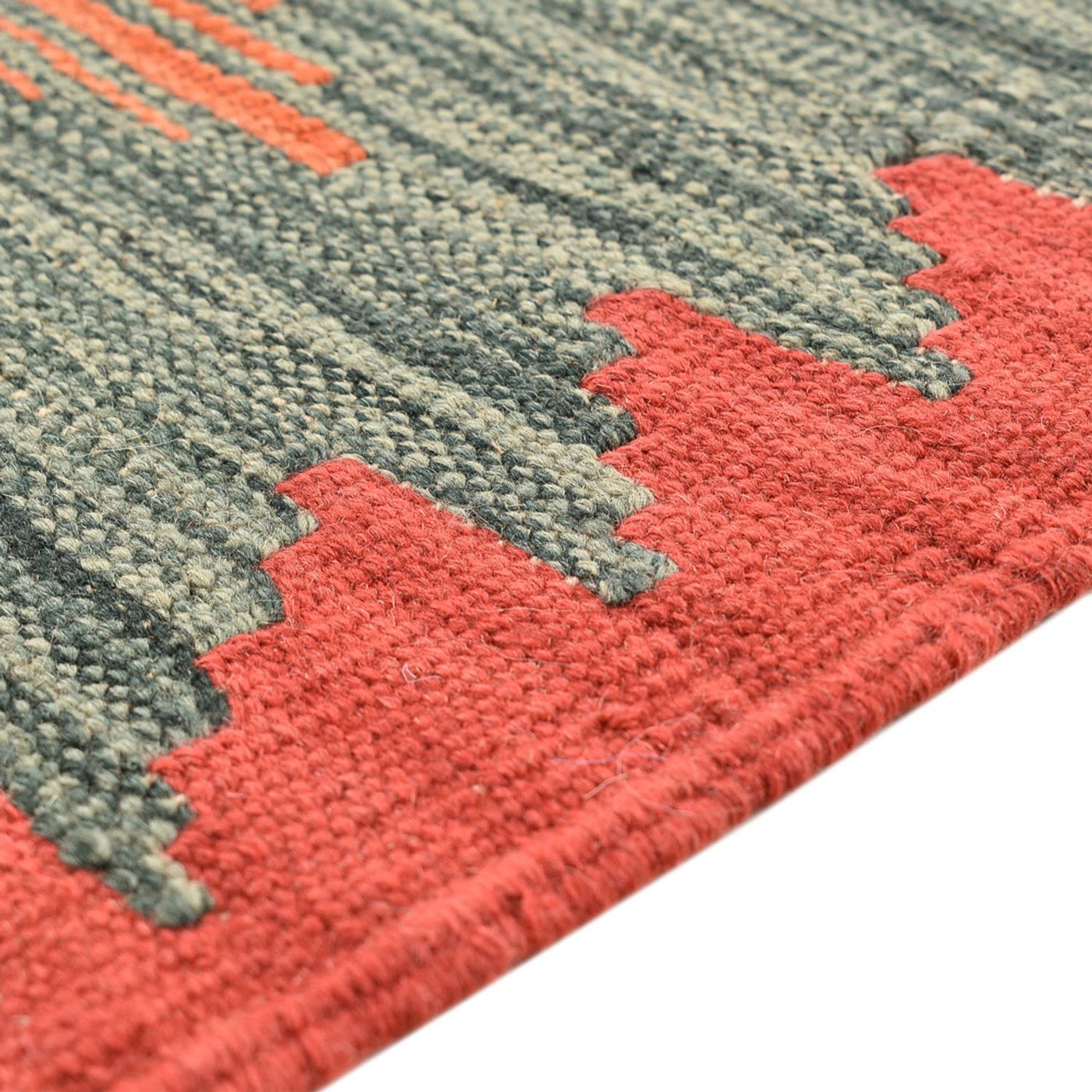 Moderne kilim Teppe 141x101cm - Ullteppe