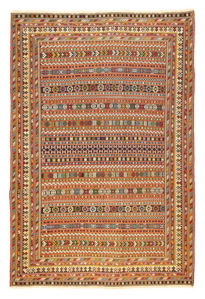 Afshar Sirjan Teppe 194x287cm - Persisk teppe