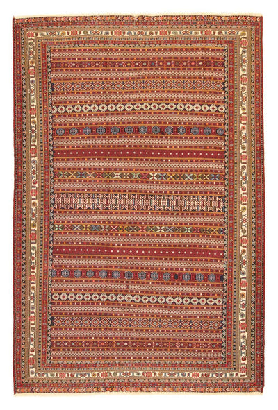 Afshar Sirjan Teppe 196x293cm - Persisk teppe