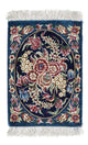 Qom silke Teppe 28x40cm - Persisk teppe