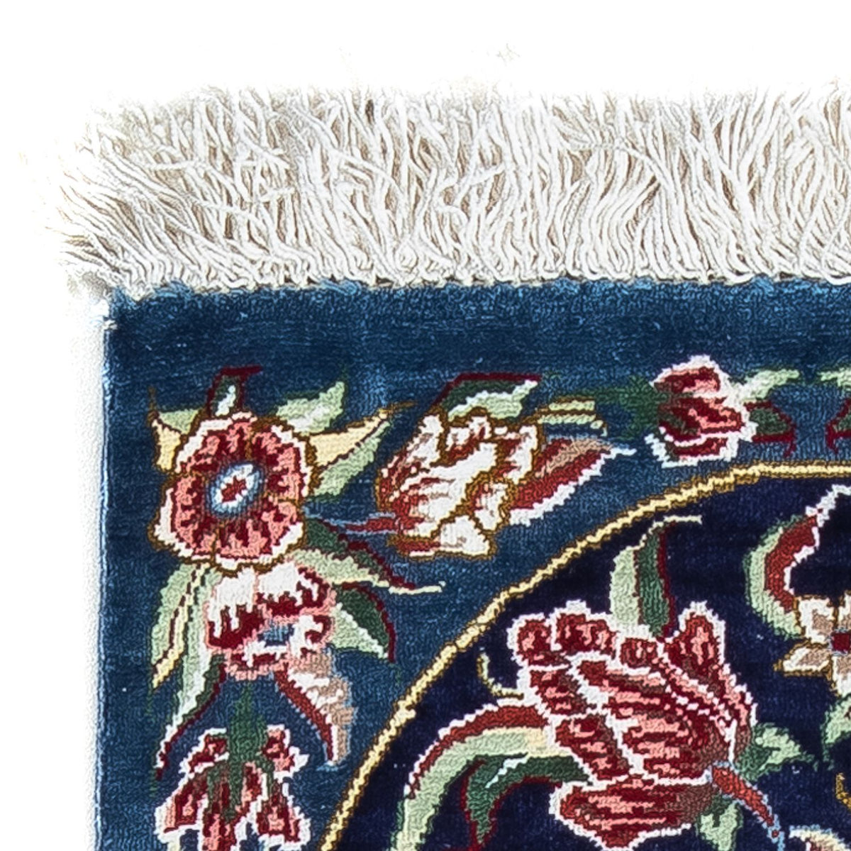 Qom silke Teppe 28x40cm - Persisk teppe