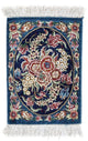Qom silke Teppe 28x40cm - Persisk teppe