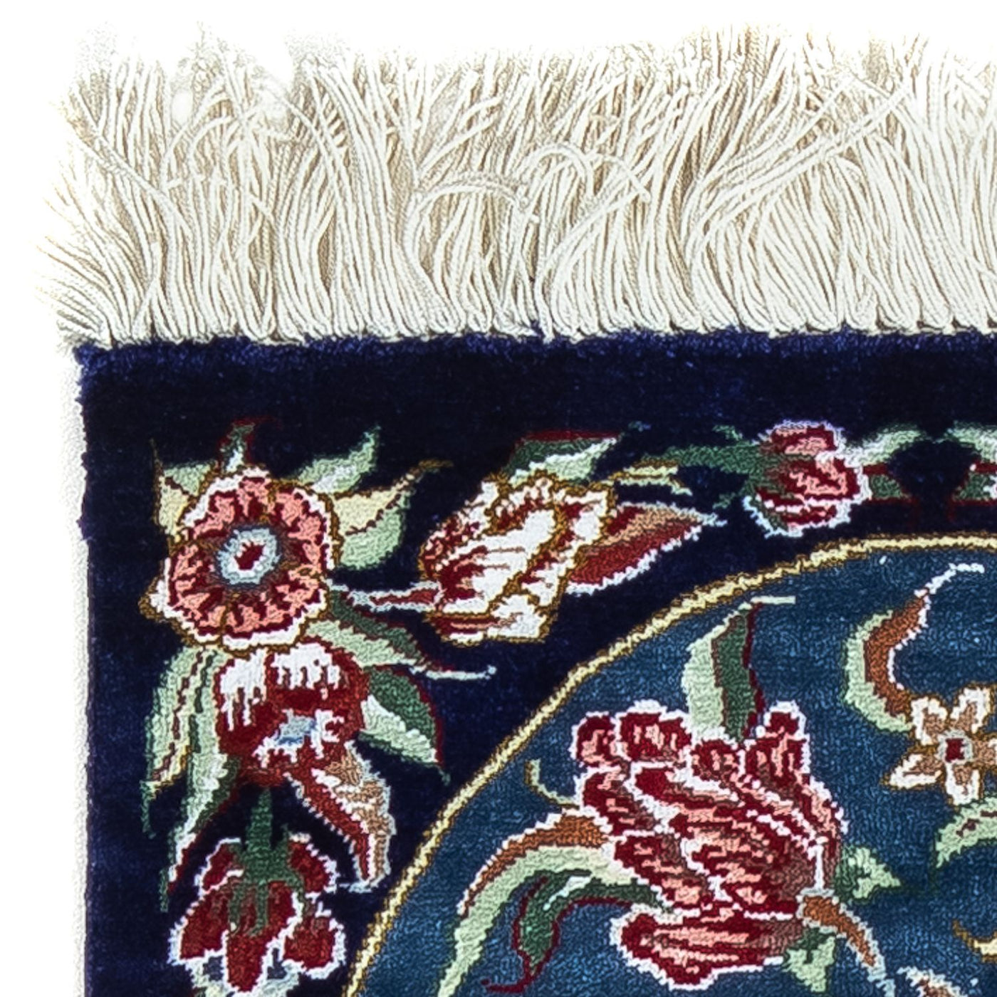 Qom silke Teppe 40x28cm - Persisk teppe