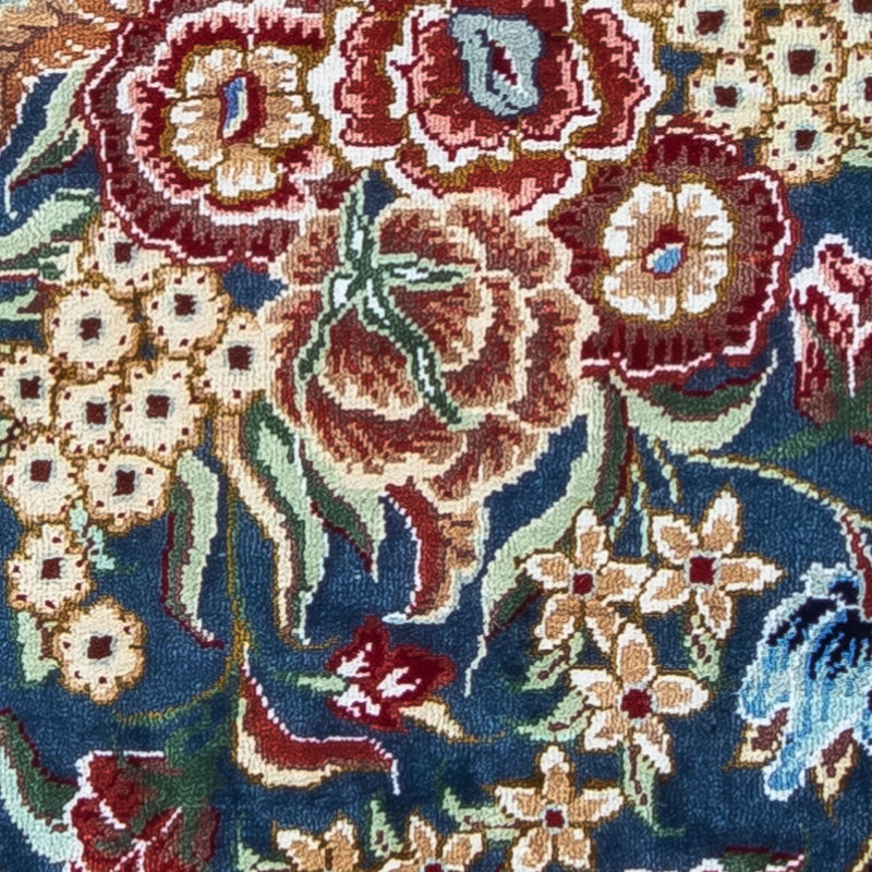 Qom silke Teppe 40x28cm - Persisk teppe