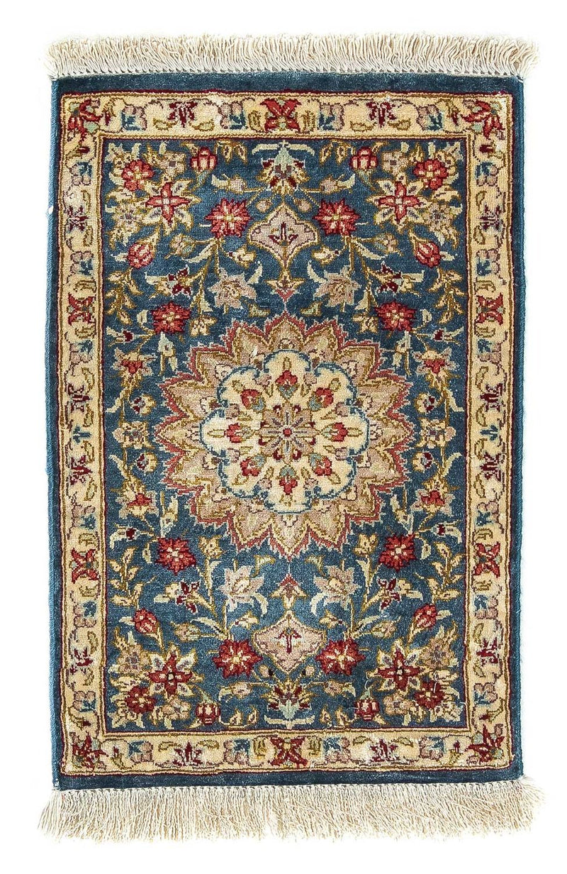 Qom silke Teppe 44x27cm - Persisk teppe