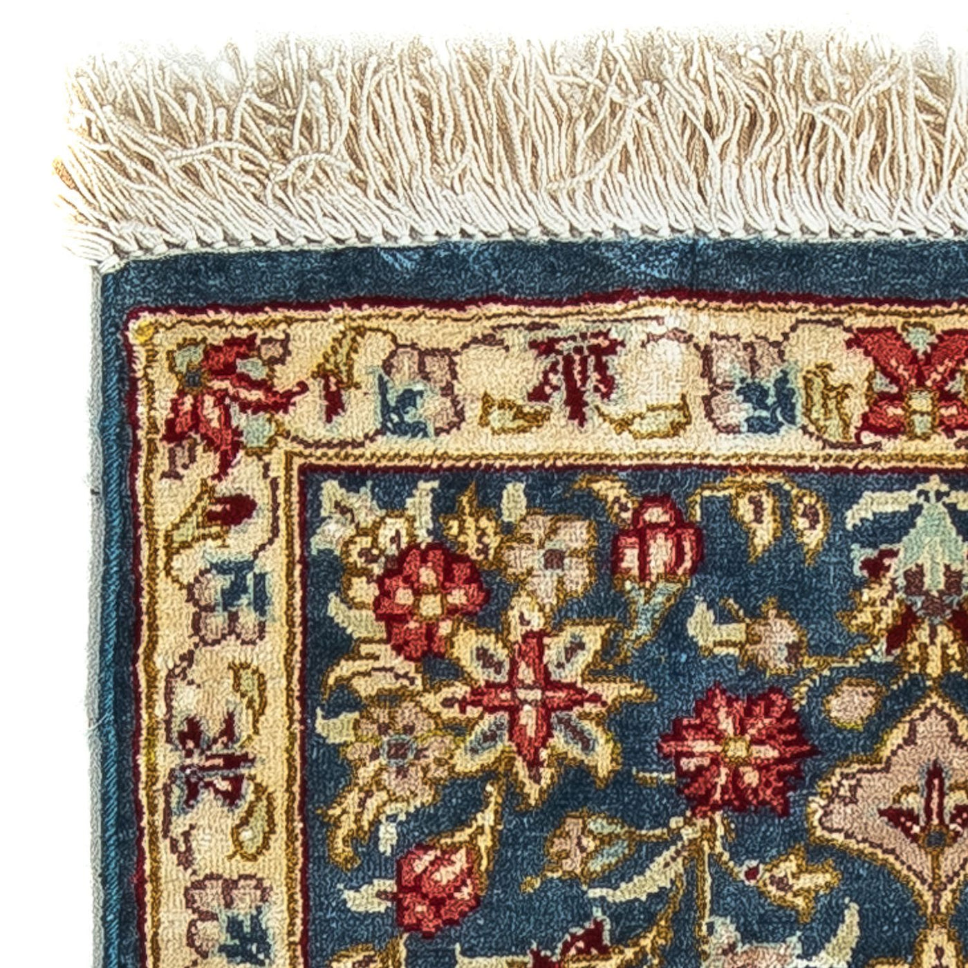 Qom silke Teppe 44x27cm - Persisk teppe