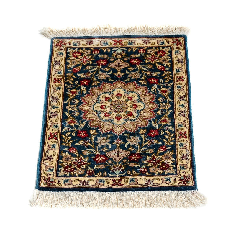 Qom silke Teppe 44x27cm - Persisk teppe
