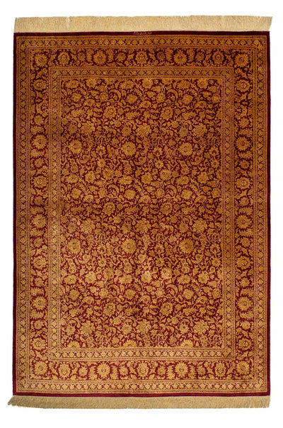 Qom silke Teppe 132x216cm - Persisk teppe