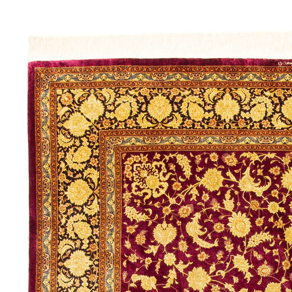 Qom Teppe 202x305cm - Persisk teppe