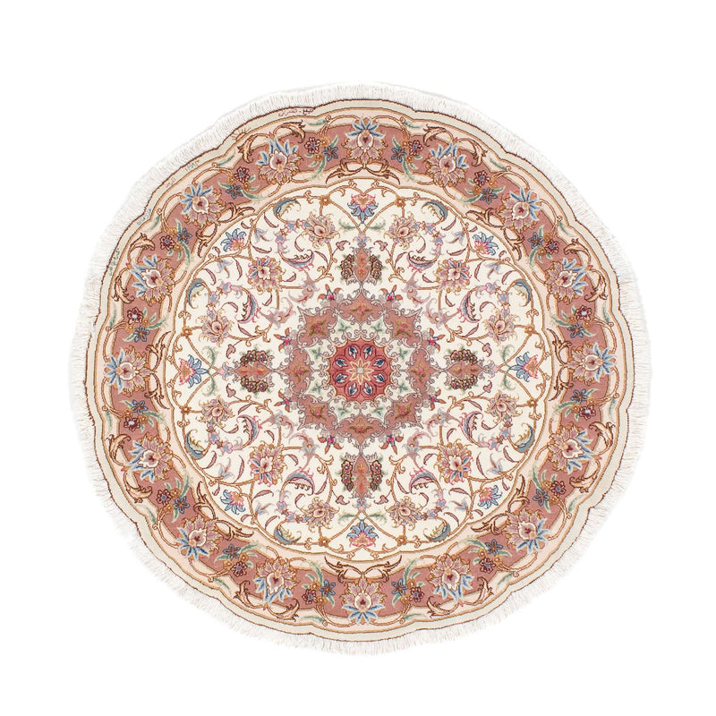 Tabriz - 50 Raj Teppe 105x105cm - Persisk teppe