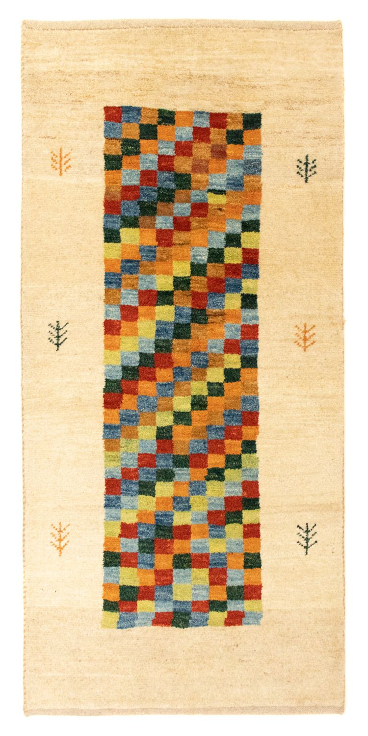 Persisk Gabbeh Teppe 68x140cm - Perserteppich Wollteppich
