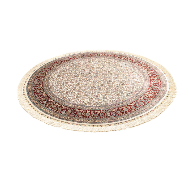 Orientalsk teppe - Hereke rundt  - 185 x 185 cm - beige