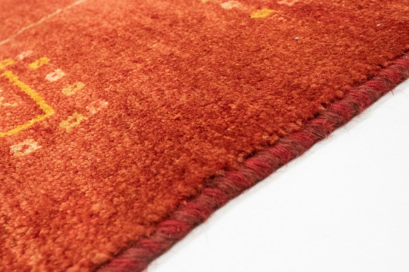 Persisk Gabbeh Teppe 194x150cm - Perserteppich Wollteppich