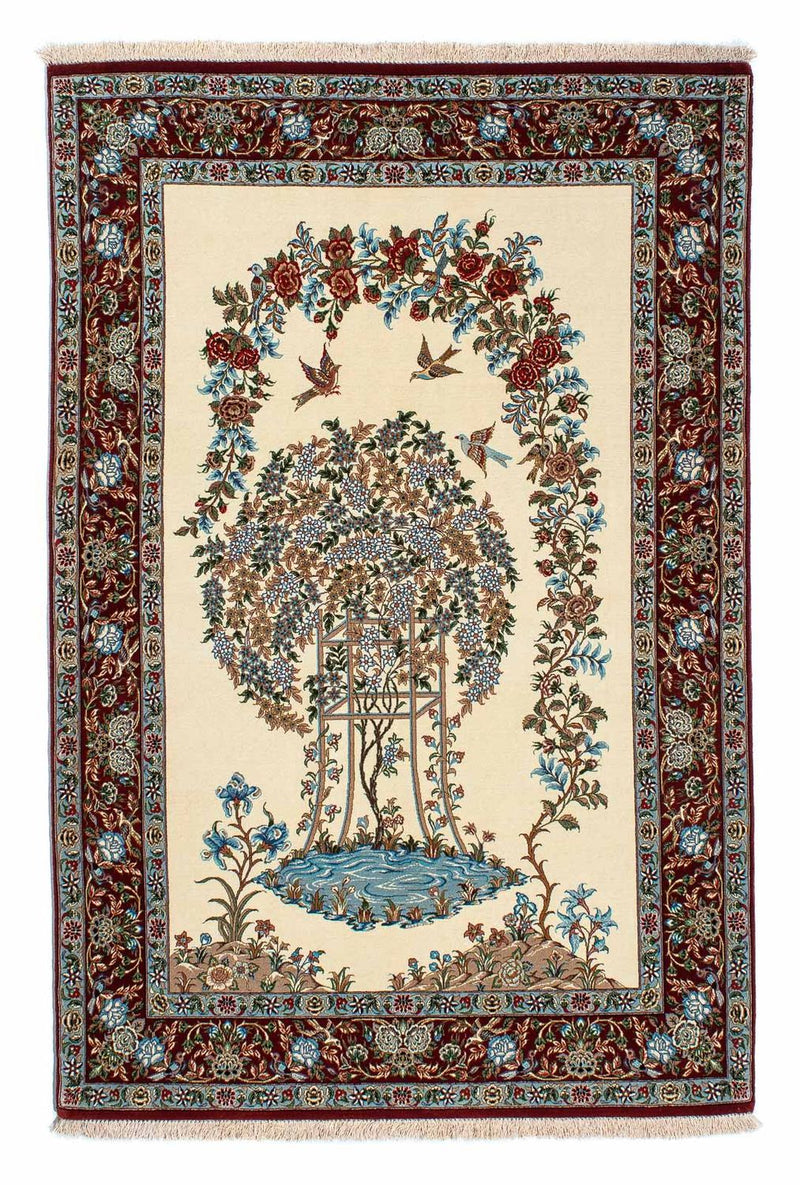 Qom Teppe 207x133cm - Persisk teppe