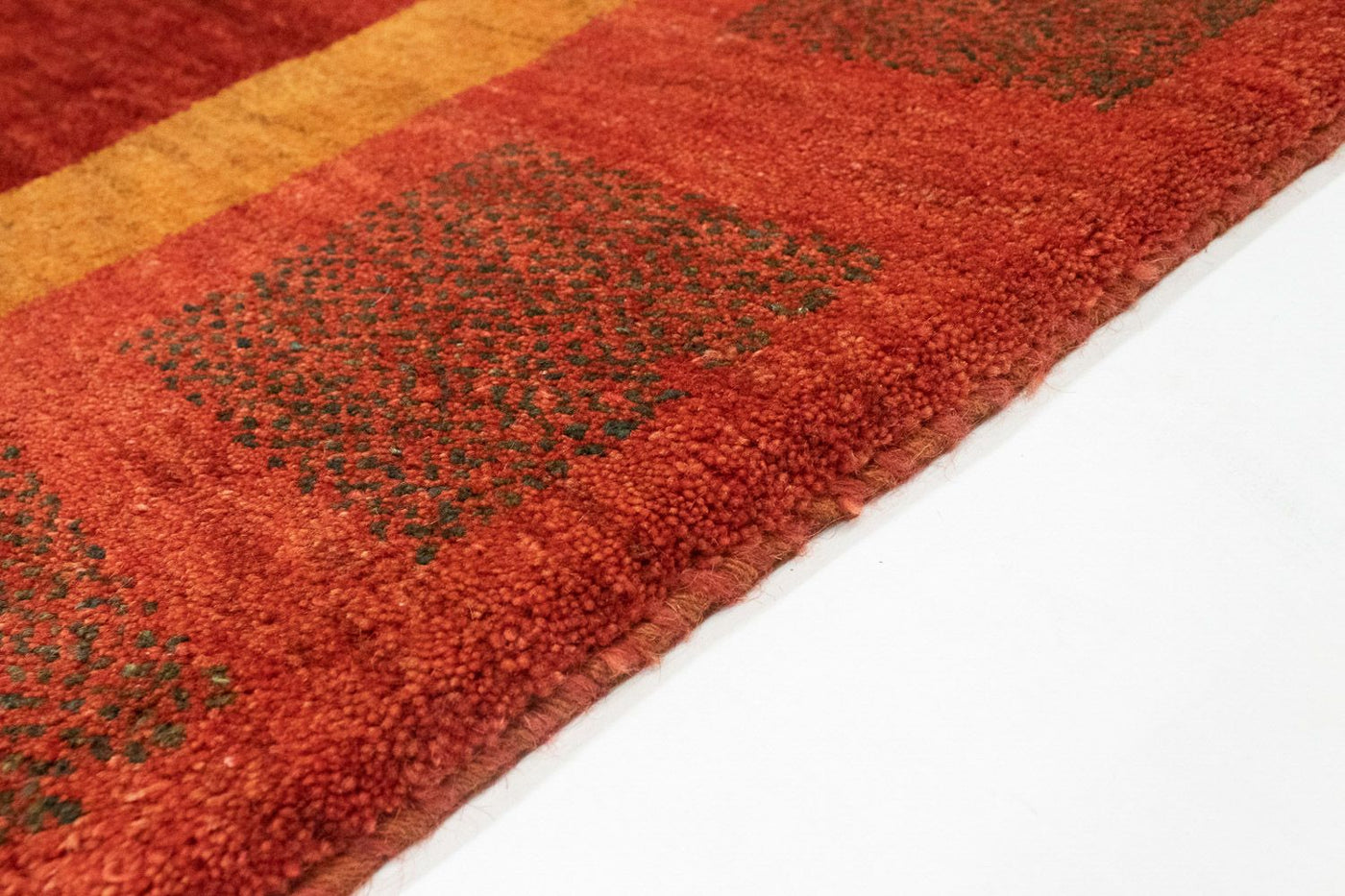 Persisk Gabbeh Teppe 198x147cm - Perserteppich Wollteppich