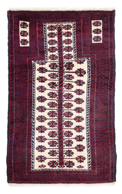 Balutsj-teppe 93x147cm - Orientalsk teppe - beige