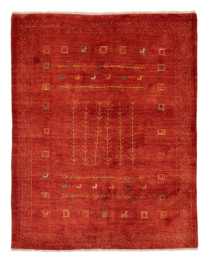 Persisk Gabbeh Teppe 190x150cm - Perserteppich Wollteppich