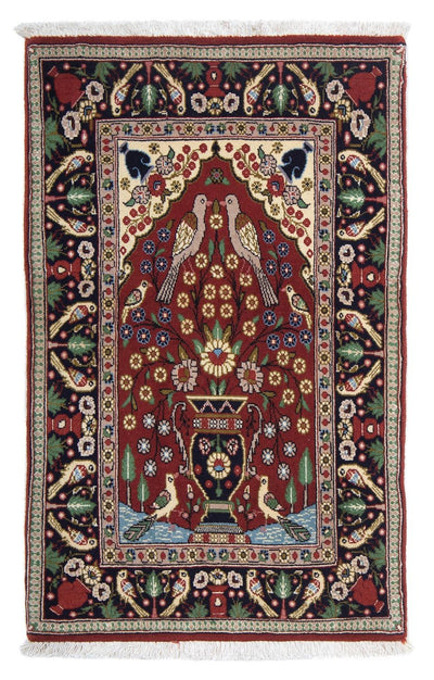 Qom Teppe 63x105cm - Persisk teppe