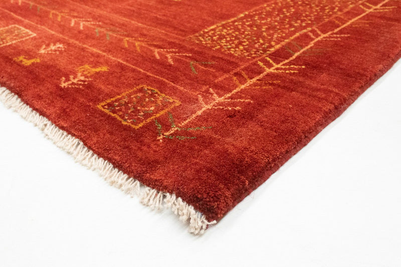 Persisk Gabbeh Teppe 195x156cm - Perserteppich Wollteppich