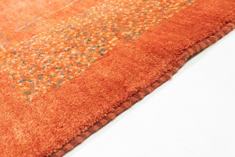 Gabbeh-teppe - persisk - 198 x 151 cm - rust