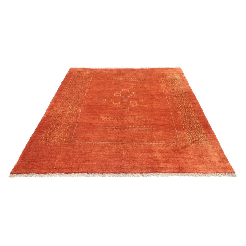 Gabbeh-teppe - persisk - 198 x 151 cm - rust