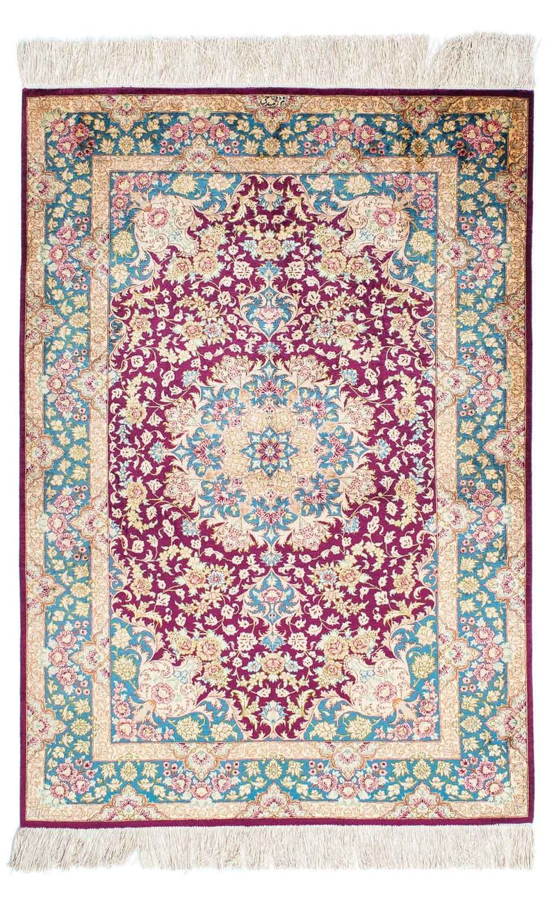 Qom Teppe 99x148cm - Persisk teppe