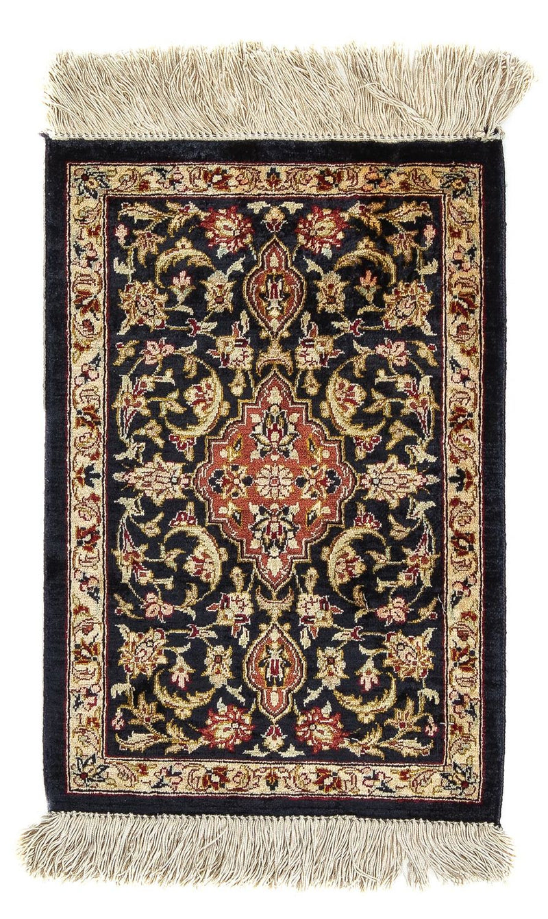 Qom silke Teppe 41x28cm - Persisk teppe