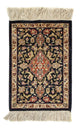 Silketeppe - Ghom Silk - Premium - 41 x 28 cm - mørkeblå