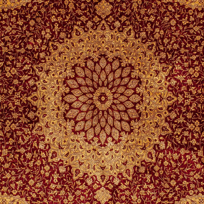 Qom silke Teppe 188x130cm - Persisk teppe