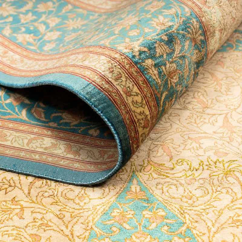Qom silke Teppe 130x188cm - Persisk teppe