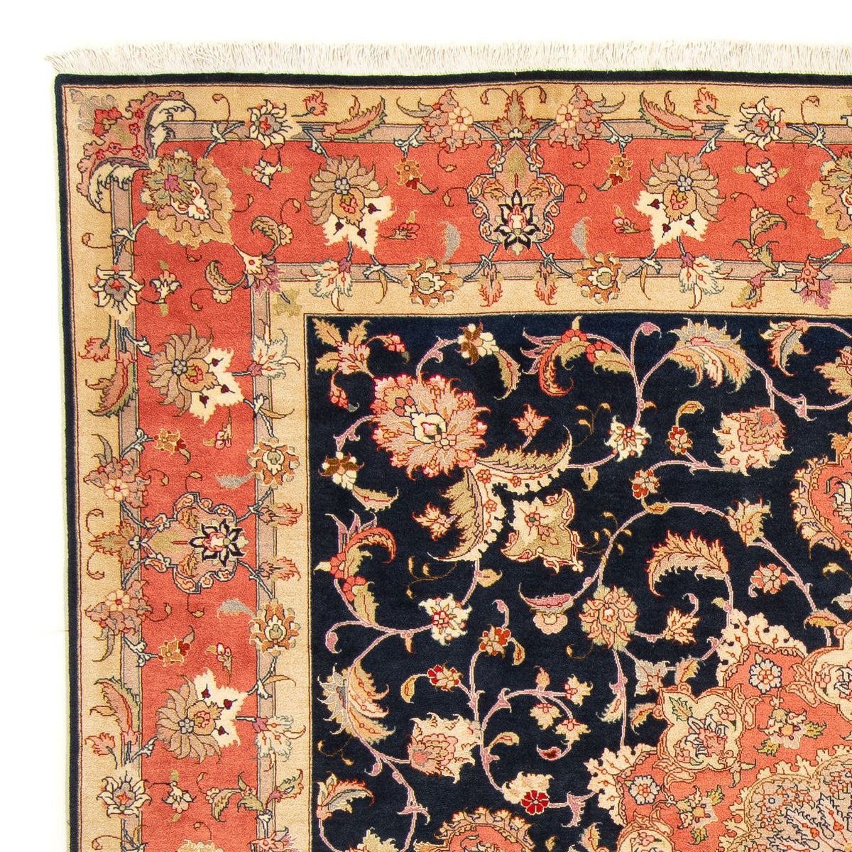 Tabriz - 50 Raj Teppe 202x202cm - Persisk teppe