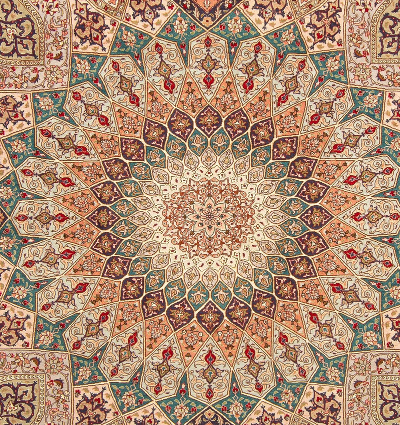Tabriz - 50 Raj Teppe 205x258cm - Persisk teppe