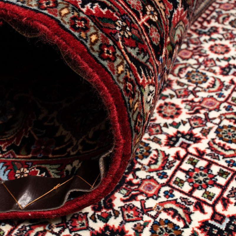 Persisk teppe - Bijar - 262 x 205 cm - mørk rød
