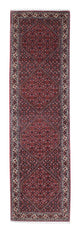 Bidjar Teppe 80x310cm - Persisk teppe - rød