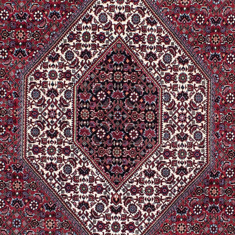 Persisk teppe - Bijar - 205 x 130 cm - mørk rød
