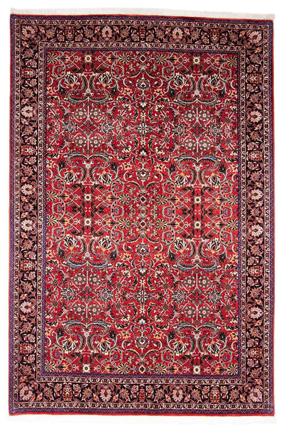 Bidjar Teppe 175x242cm - Persisk teppe - mørk rød