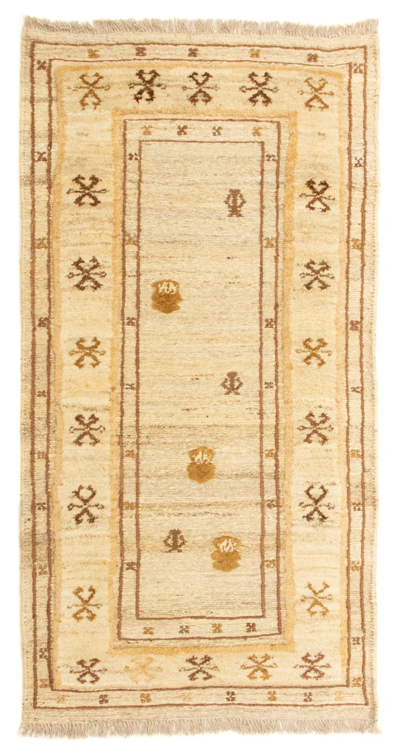 Persisk Gabbeh Teppe 142x73cm - Perserteppich Wollteppich
