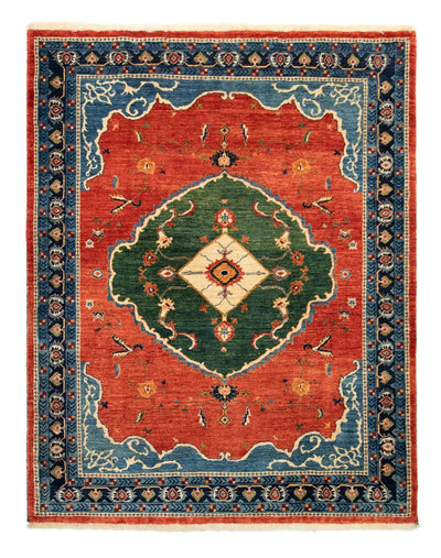 Loribaft Teppe 152x190cm - Perserteppich Wollteppich