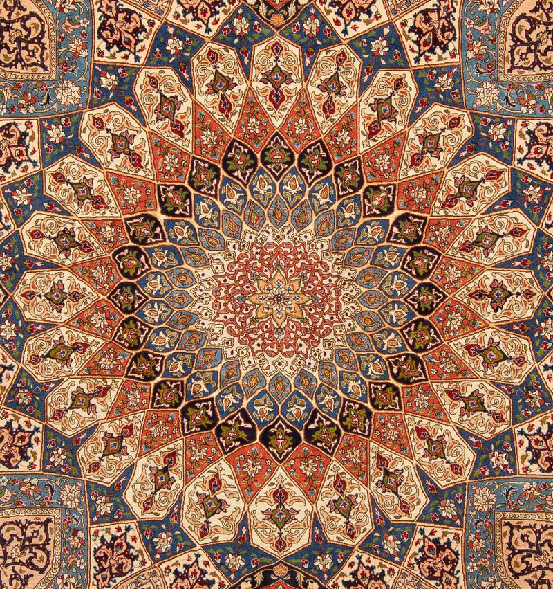 Tabriz - 50 Raj Teppe 250x207cm - Persisk teppe