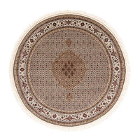 Persisk teppe - Tabriz rundt  - 248 x 247 cm - beige – product image