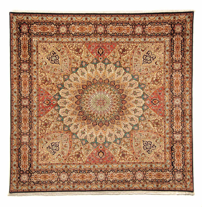 Tabriz - 50 Raj Teppe 253x252cm - Persisk teppe